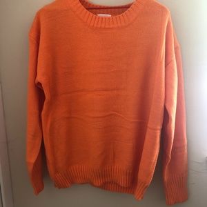 Orange Sweater